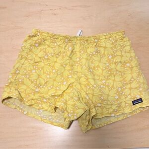 Patagonia Yellow Floral Baggies